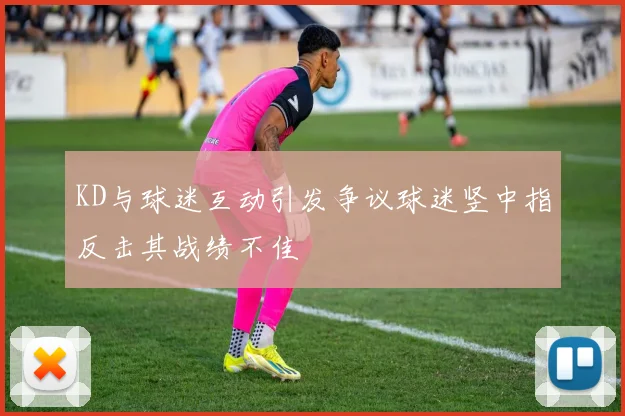 KD与球迷互动引发争议球迷竖中指反击其战绩不佳