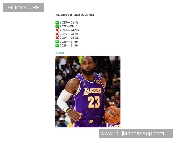 湖人战绩喜人已达五胜二负詹姆斯尚未出战潜力无限